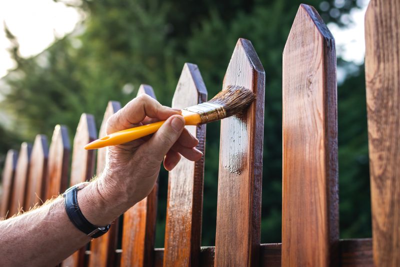 Fencing and gate painting
